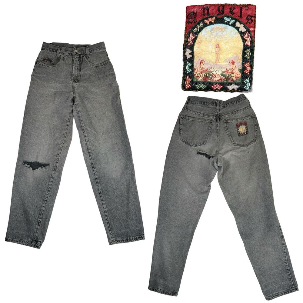Vintage AnGels Jeans Women's 30x30 High Rise Tapered Denim Mom 80s 90s Germany